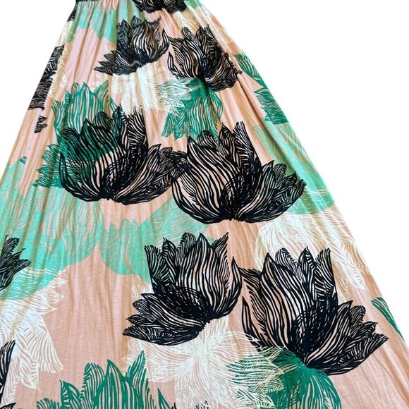 Rachel Pally One Shoulder Maxi Dress Bold Print Jersey Stretch Size Small Womens - Picture 8 of 11